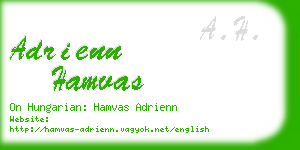 adrienn hamvas business card